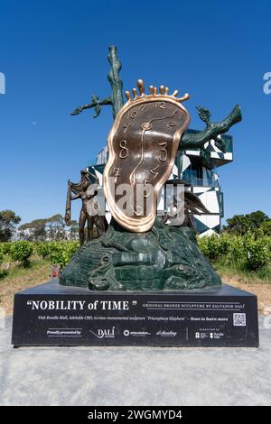 MCLAREN VALE, SA AUSTRALIEN - 22. November 2023: Skulptur von Salvador Dali in d'Arenberg in McLaren Vale. Stockfoto
