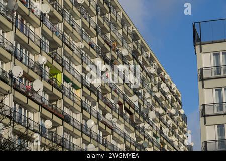 Sozialbau, Wohnhaus Pallasseum, Pallasstraße, Schöneberg, Berlin, Deutschland Stockfoto