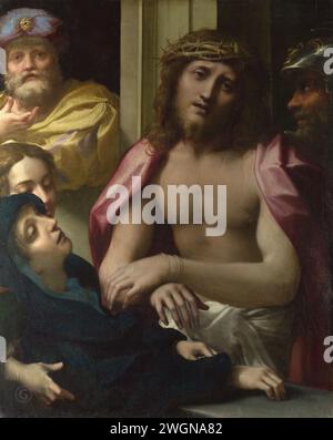 National Gallery UK – Correggio – Christus wird dem Volk präsentiert (Ecce Homo) Stockfoto