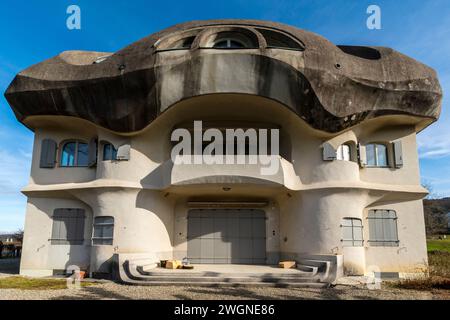 Das Haus Duldeck (erbaut 1915) beherbergt heute das Rudolf Steiner Archiv. Das Goetheanum Dornach, Kanton Solothurn, Schweiz. Das Haus Duldeck Stockfoto