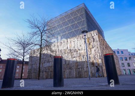 Synagoge Ohel Jakob am 05.02.2024 in München. Synagoge Ohel Jakob steht in mitten des jüdischen Zentrums in München, welches das Gemeindezentrum der Israelitischen Kultusgemeinde München und Oberbayern in der Altstadt Münchens ist. *** Synagoge Ohel Jakob am 05 02 2024 in München die Synagoge Ohel Jakob befindet sich inmitten des jüdischen Zentrums in München, dem Gemeindezentrum der Jüdischen Gemeinde München und Oberbayern in der Münchner Altstadt xMSx Stockfoto