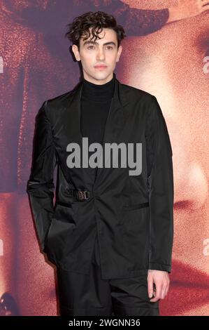 Michele Bravi bei der Premiere des Kinofilms 'Finalmente l'Alba' im Cinema Barberini. Rom, 05.02.2024 Stockfoto