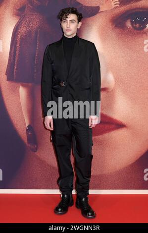 Michele Bravi bei der Premiere des Kinofilms 'Finalmente l'Alba' im Cinema Barberini. Rom, 05.02.2024 Stockfoto