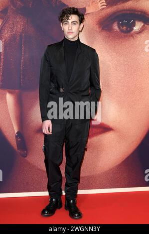 Michele Bravi bei der Premiere des Kinofilms 'Finalmente l'Alba' im Cinema Barberini. Rom, 05.02.2024 Stockfoto