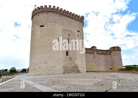 Burg Arevalo oder Burg Zuñiga (15. Jahrhundert). Avila Provinz, Castilla y Leon, Spanien. Stockfoto