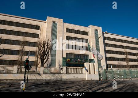 Werk Stellantis mirafiori, Automobilproduktion für Fiat Chrysler Automobiles & PSA Group. Anreize, Nachrichten, Krise, Streik. Turin, Italien. Stockfoto