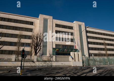 Werk Stellantis mirafiori, Automobilproduktion für Fiat Chrysler Automobiles & PSA Group. Anreize, Nachrichten, Krise, Streik. Turin, Italien Stockfoto