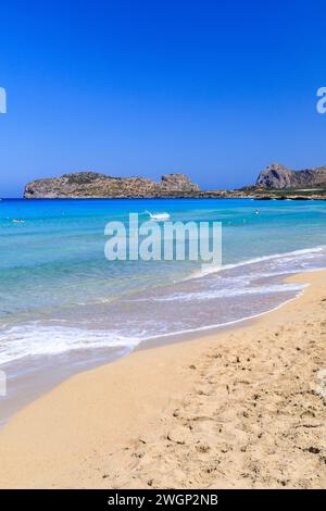 Falasarna Beach, Westkreta Stockfoto