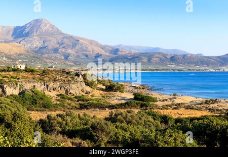 Falasarna Beach, Westkreta Stockfoto