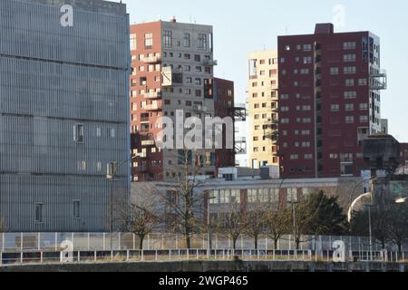 Architecture de Vitry sur seine au bord de la seine, Val de Marne, Frankreich Stockfoto