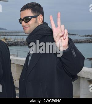 Sanremo, Italien. Februar 2024. Sanremo, Probentag für das Minnini Festival 2024 Credit: Independent Photo Agency/Alamy Live News Stockfoto