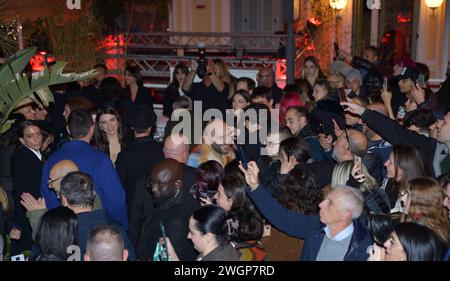 Sanremo, Italien. Februar 2024. Sanremo, Probentag für das Negramaro Festival 2024 Credit: Independent Photo Agency/Alamy Live News Stockfoto