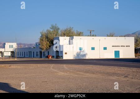 Death Valley Junction, USA - 19. Juli 2008: Amargosa Opernhaus an der Death Valley Kreuzung am Eingang des Death Valley. Stockfoto