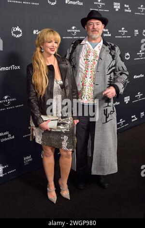 ANA Cristina Cash mit Ehemann John Carter Cash bei der Grammy After Party der Universal Music Group in den NYA Studios West. Los Angeles, 04.02.2024 *** Ana Cristina Cash mit Ehemann John Carter Cash bei Universal Music Groups Grammy After Party in den NYA Studios West Los Angeles, 04 02 2024 Foto:xD.xStarbuckx/xFuturexImagex Universal 4489 Stockfoto