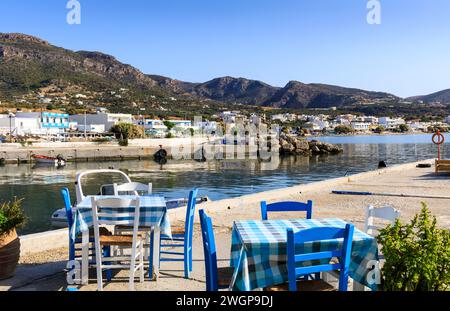 Makry Gialos, Ostkreta Stockfoto