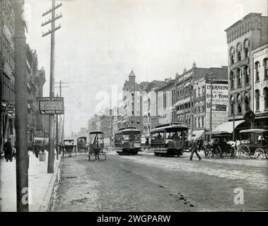 Columbus Ohio High Street USA 19. Jahrhundert Stockfoto