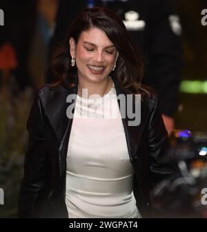 Sanremo, Italien. Februar 2024. Sanremo, Probentag für das Emma Festival 2024 Credit: Independent Photo Agency/Alamy Live News Stockfoto