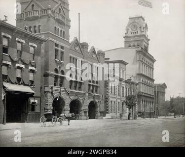 Jefferson Street Louisville Kentucky USA 19. Jahrhundert Stockfoto