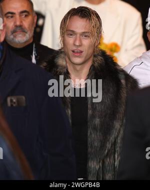 Sanremo, Italien. Februar 2024. Sanremo, Probentag für das Maninni Festival 2024 Credit: Independent Photo Agency/Alamy Live News Stockfoto