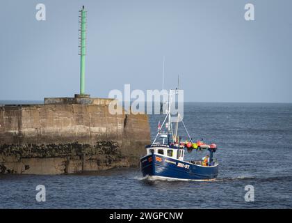 Amble, Küstenstadt in Northumberland, England, Großbritannien Stockfoto