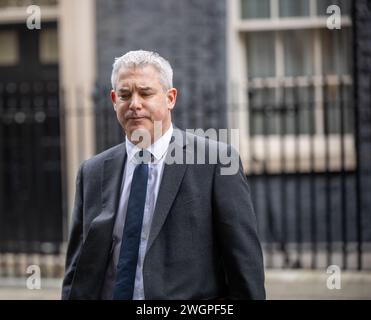 London, Großbritannien. Februar 2024. Steve Barclay, Umweltminister, bei einer Kabinettssitzung in der Downing Street 10 London. Quelle: Ian Davidson/Alamy Live News Stockfoto