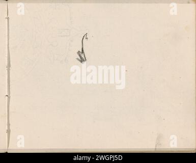 Studie, George Hendrik Breitner, 1893 - 1899 Seite 16 aus einem Skizzenbuch mit 28 Zeitschriften. Amsterdam Papier. Kreide Stockfoto