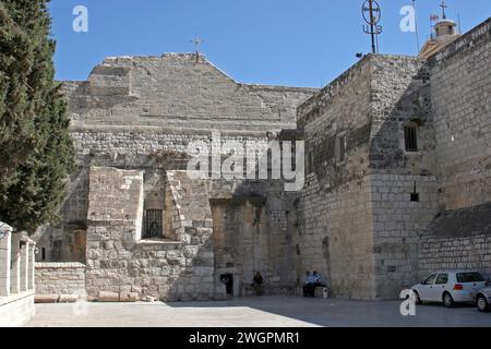 Geburtsbasilika, Bethlehem, Westjordanland, Israel Stockfoto