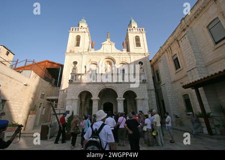 Die Hochzeitskirche in Kana, erbaut an der Stelle von Jesu erstem Wunder, Israel Stockfoto