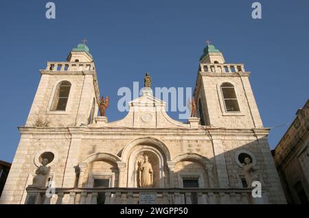 Die Hochzeitskirche in Kana, erbaut an der Stelle von Jesu erstem Wunder, Israel Stockfoto