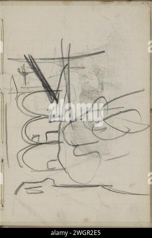 Arcade mit Bögen, 1888 Seite 86 aus einem Skizzenbuch mit 58 Magazinen. Istanbul Kreidearkade  Architektur Stockfoto