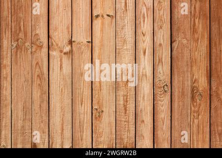 Textur des alten Zauns mit Holzbretthintergrund. Stockfoto