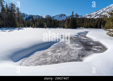 Lower Aneroid Basin, Eagle Cap Wilderness, Oregon. Stockfoto