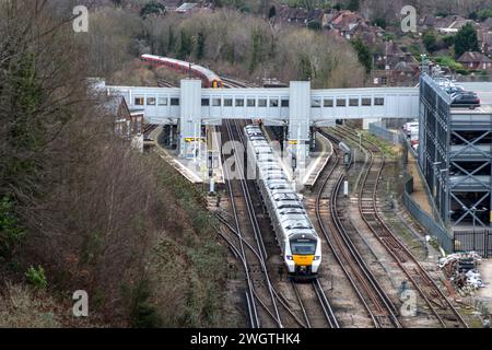 Haywards Heath, 5. Januar 2024: Der Bahnhof Stockfoto