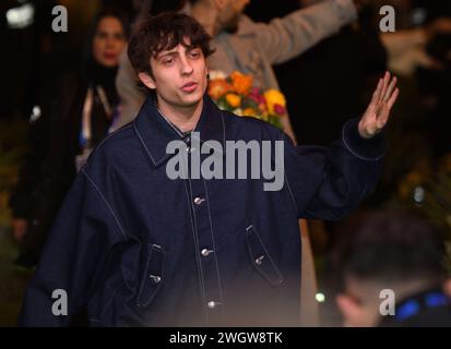 Sanremo, Italien. Februar 2024. Sanremo, Probentag für das Sangiovanni Festival 2024 Credit: Independent Photo Agency/Alamy Live News Stockfoto