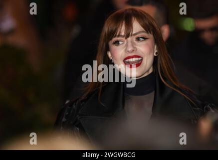 Sanremo, Italien. Februar 2024. Sanremo, Probentag für das Annalisa Festival 2024 Credit: Independent Photo Agency/Alamy Live News Stockfoto