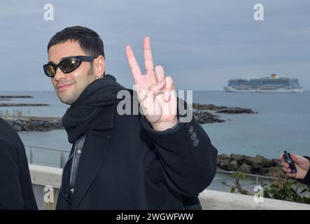 Sanremo, Italien. Februar 2024. Sanremo, Probentag für das Mannini Festival 2024 Credit: Independent Photo Agency/Alamy Live News Stockfoto