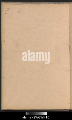 Studie, ca. 1886 Seite 12 aus einem Skizzenbuch mit 38 Blättern bedeutet rund um die Ewijkshoeve. Ewijkshoeve Papier. Kreide Stockfoto