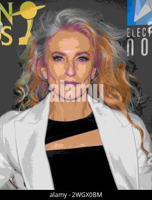 4. Februar 2024, Burbank, Kalifornien, USA: CLAUDIA BLACK nimmt am 4. Februar 2024 am Los Angeles Marriott Burbank Airport an den 51. Jährlichen Saturn Awards Teil. (Credit Image: © Clutch Pockets Wambli/ZUMA Press Wire) NUR REDAKTIONELLE VERWENDUNG! Nicht für kommerzielle ZWECKE! Stockfoto