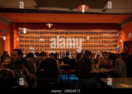 cerveceria tradicional, Roma, Latium, Italia Stockfoto