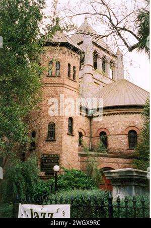 Ashley River Road - Circular Congregational Church in Charleston Stockfoto