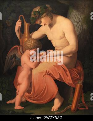 Asmus Jacob Carstens - Bacchus und Cupid Stockfoto