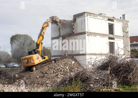 Demontage Parlamentarischer Alternativunterkünfte In Wien, Österreich Stockfoto