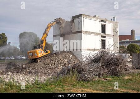 Demontage Parlamentarischer Alternativunterkünfte In Wien, Österreich Stockfoto