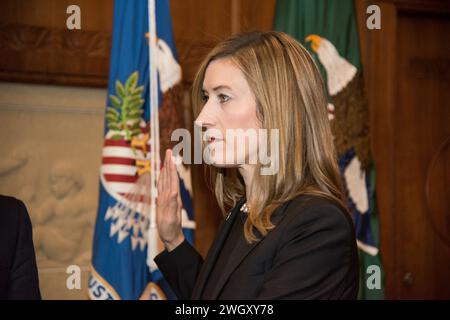 Attorney General Sessions auf der Vereidigung von Rachel Marke als Attorney General Associate, 22. Mai 2017 (04). Stockfoto