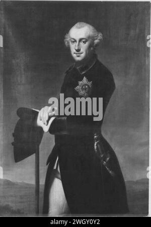 Johann Georg Ziesenis (1716–76) – Karl II. Wilhelm Ferdinand, Herzog von Braunschweig-Wolfenbüttel (1735–1806) Stockfoto