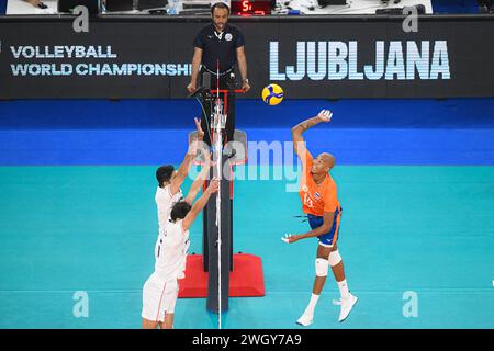 Nimir Abdel-Aziz (Niederlande). Volleyball-Weltmeisterschaft 2022. Stockfoto