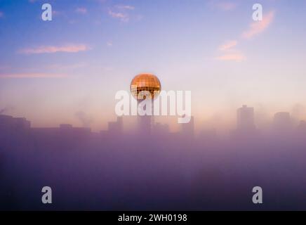 Sunsphere im World's Fair Park, Knoxville, Tennessee Stockfoto