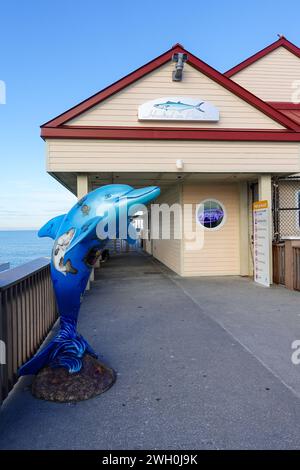 Eintritt zum Pier 60 in Clearwater, Florida Stockfoto