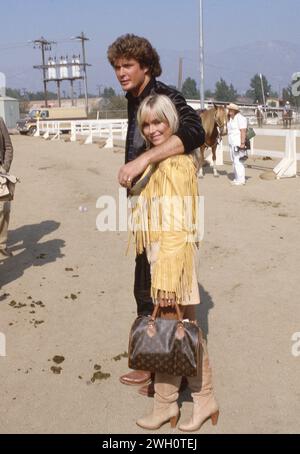 David Hasselhoff und Catherine Hickland um 1980 Credit: Ralph Dominguez/MediaPunch Stockfoto