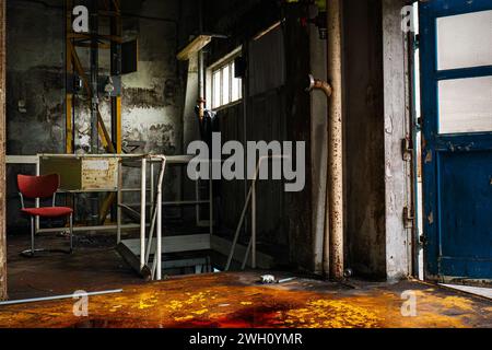 Alte Fabrik in den Niederlanden Stockfoto